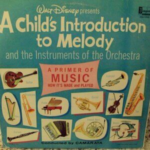 VINTAGE DISNEY LP: A CHILD'S INTRODUCTION TO MELODY